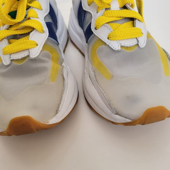 New Balance x Staud 51/40 Sneakers White Leather Colorblock Throwback Men 5.5 - Picture 10 of 11